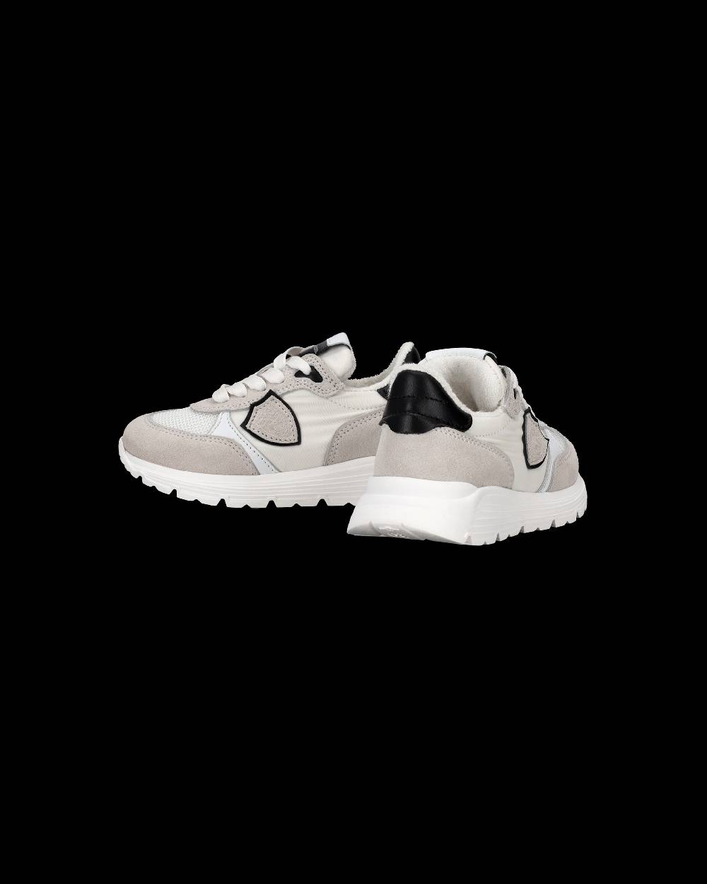 Philippe Model Scarpe da Bambini Antibes Bianche in Tessuto Tecnico Pezzi Unici