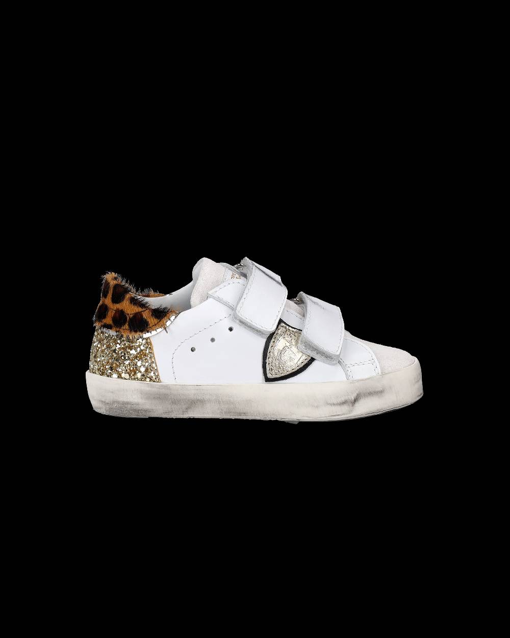 Philippe Model Sneakers Prsx Sportif da Bambini Bianche e Oro in Pelle Negozi Online