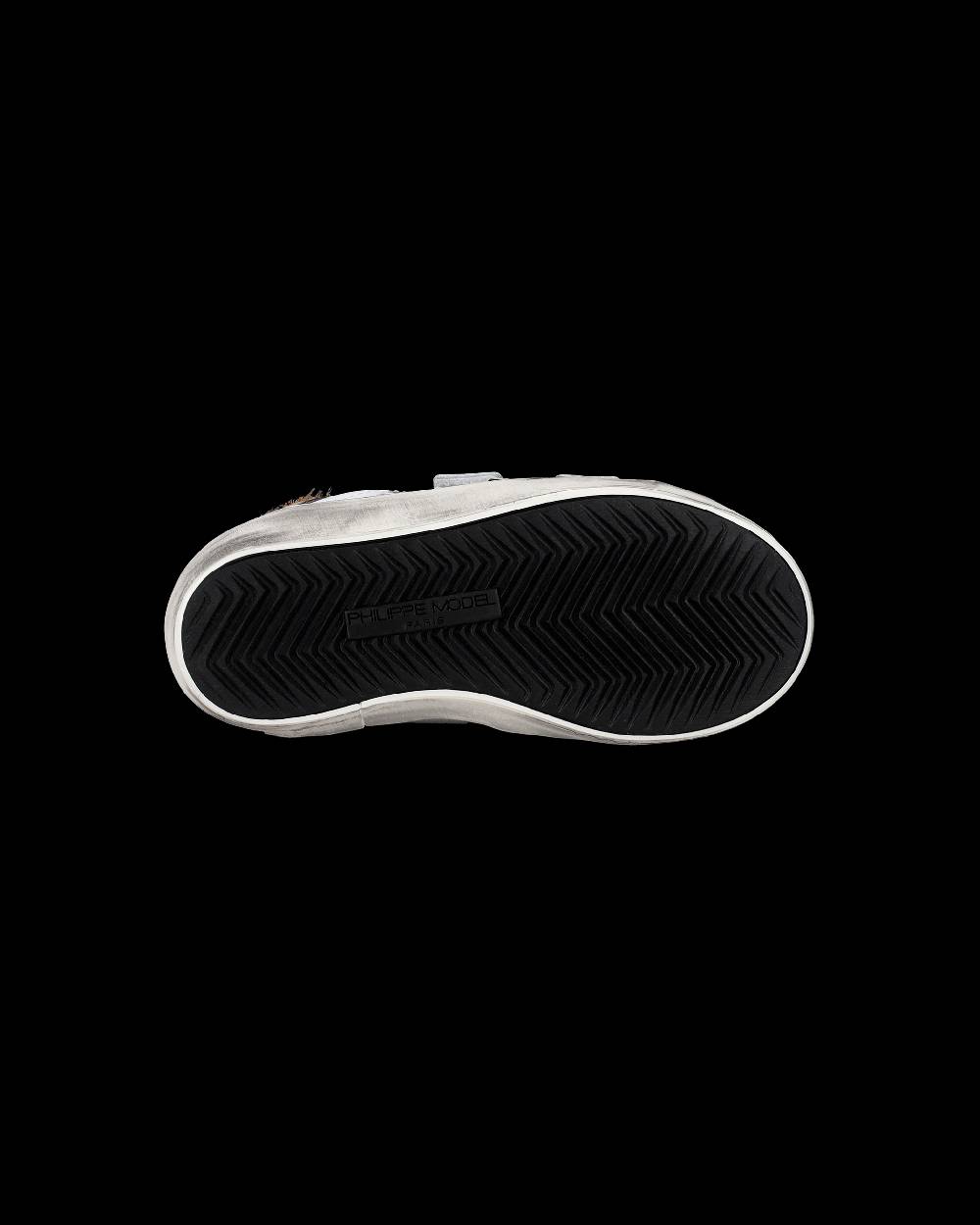 Philippe Model Sneakers Prsx Sportif da Bambini Bianche e Oro in Pelle Negozi Online