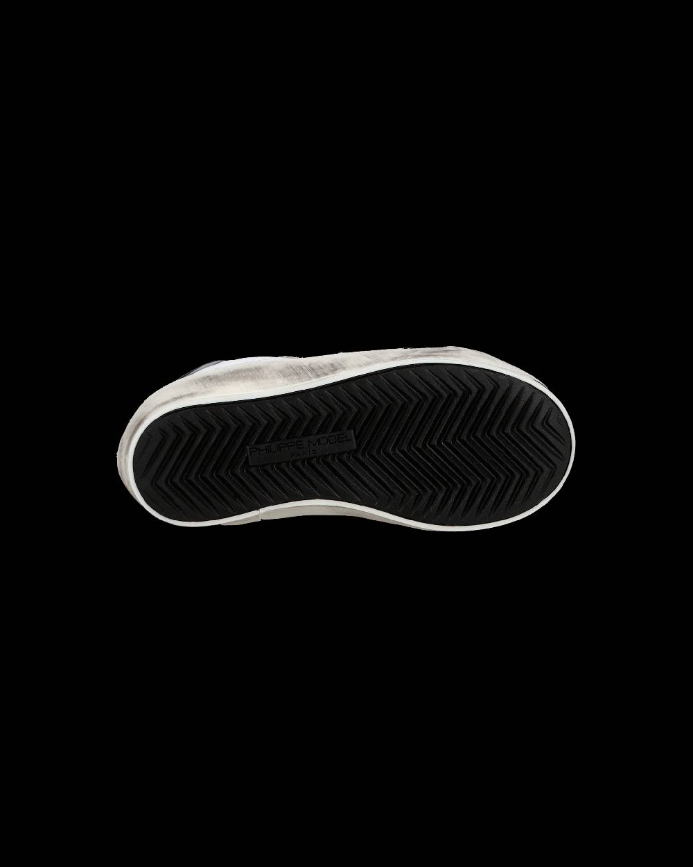 Philippe Model Sneakers Paris da Bambini Bianche e Nere in Pelle Acquista Ora