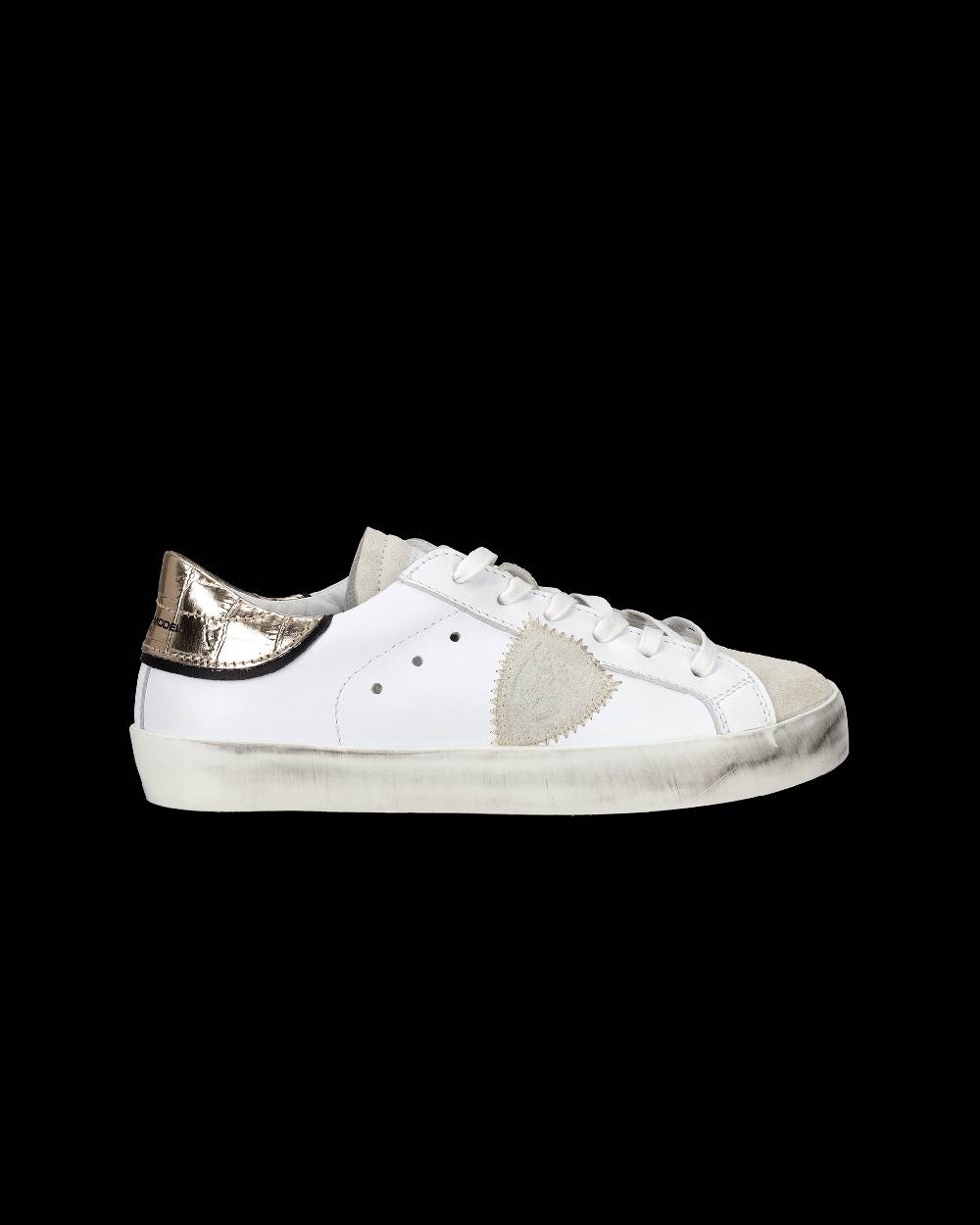 Philippe Model Sneakers Paris da Bambini Oro in Pelle Promozione Limitata