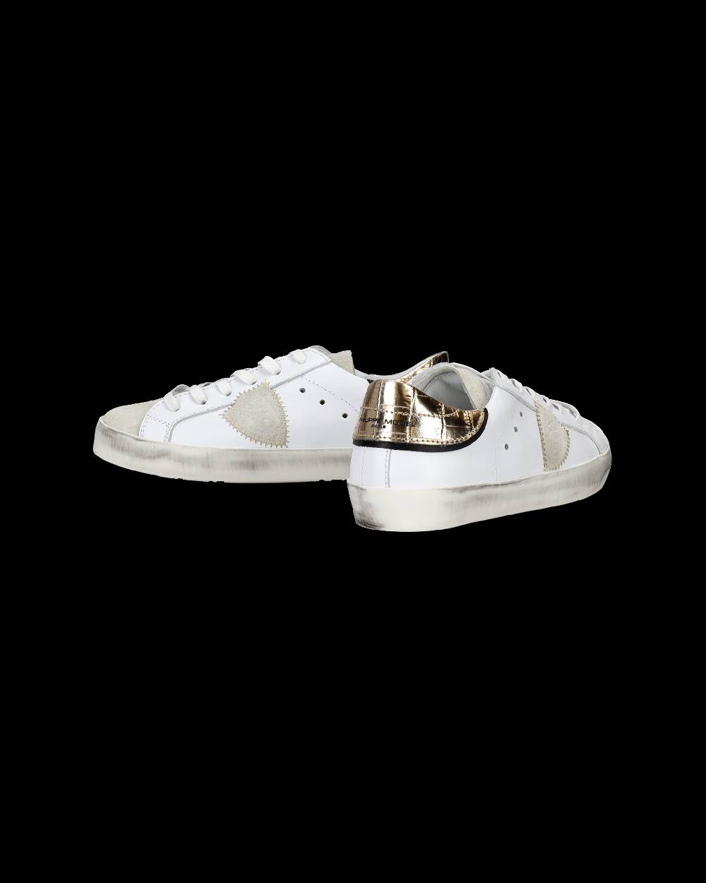 Philippe Model Sneakers Paris da Bambini Oro in Pelle Promozione Limitata