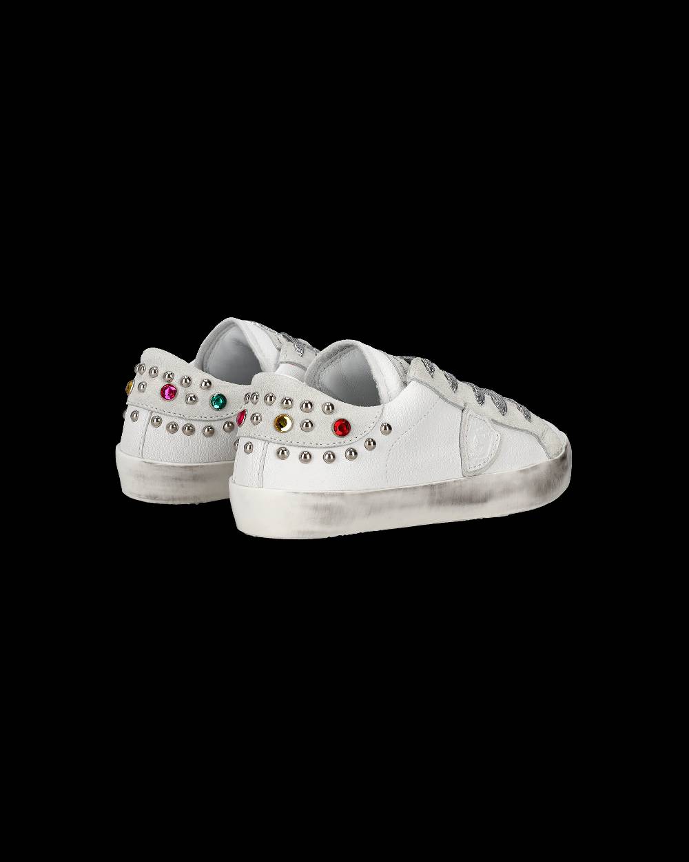 Philippe Model Sneakers Paris da Bambini Bianche e Grigie in Pelle Fino Al -60%