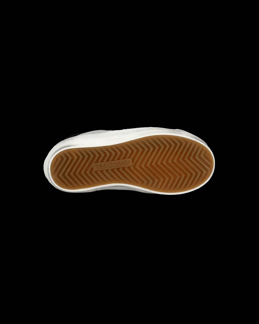 Philippe Model Sneakers Paris da Bambini Argento in Pelle Metal Shopping Online