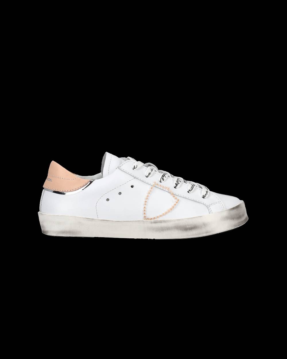 Philippe Model Sneakers Paris da Bambini Nere e Argento in Pelle Prezzo Ridotto