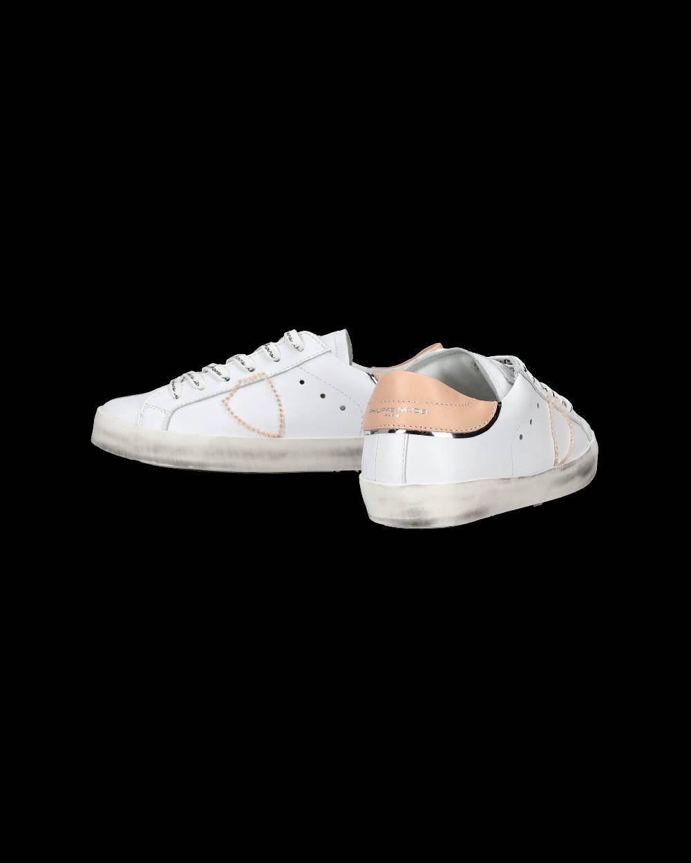 Philippe Model Sneakers Paris da Bambini Nere e Argento in Pelle Prezzo Ridotto