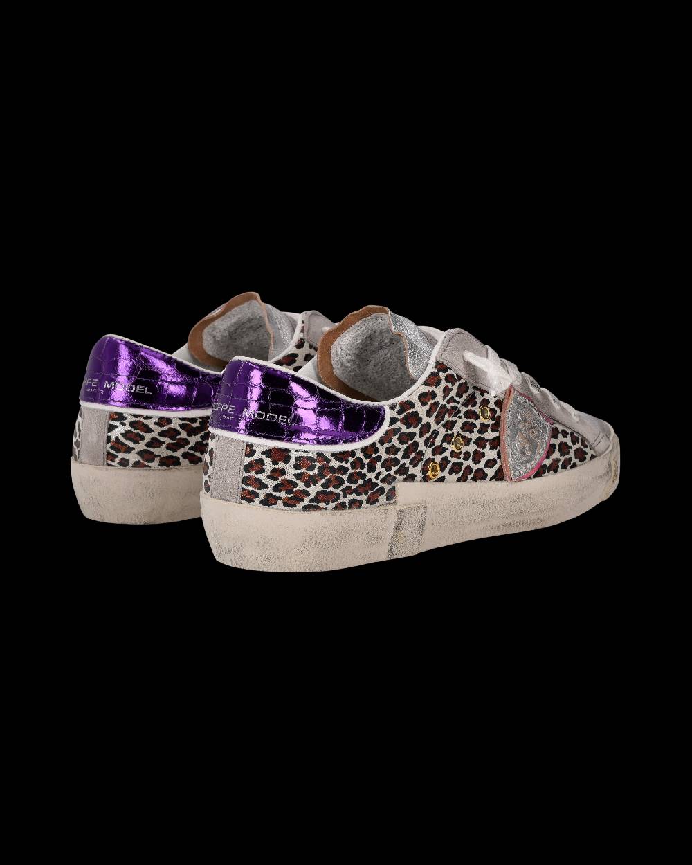 Philippe Model Sneaker Prsx Donna, Argento e Viola Offerte