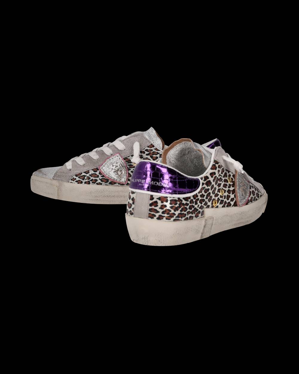 Philippe Model Sneaker Prsx Donna, Argento e Viola Offerte