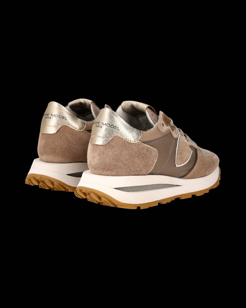 Philippe Model Sneaker Tropez Haute Donna, Beige Vendite Flash