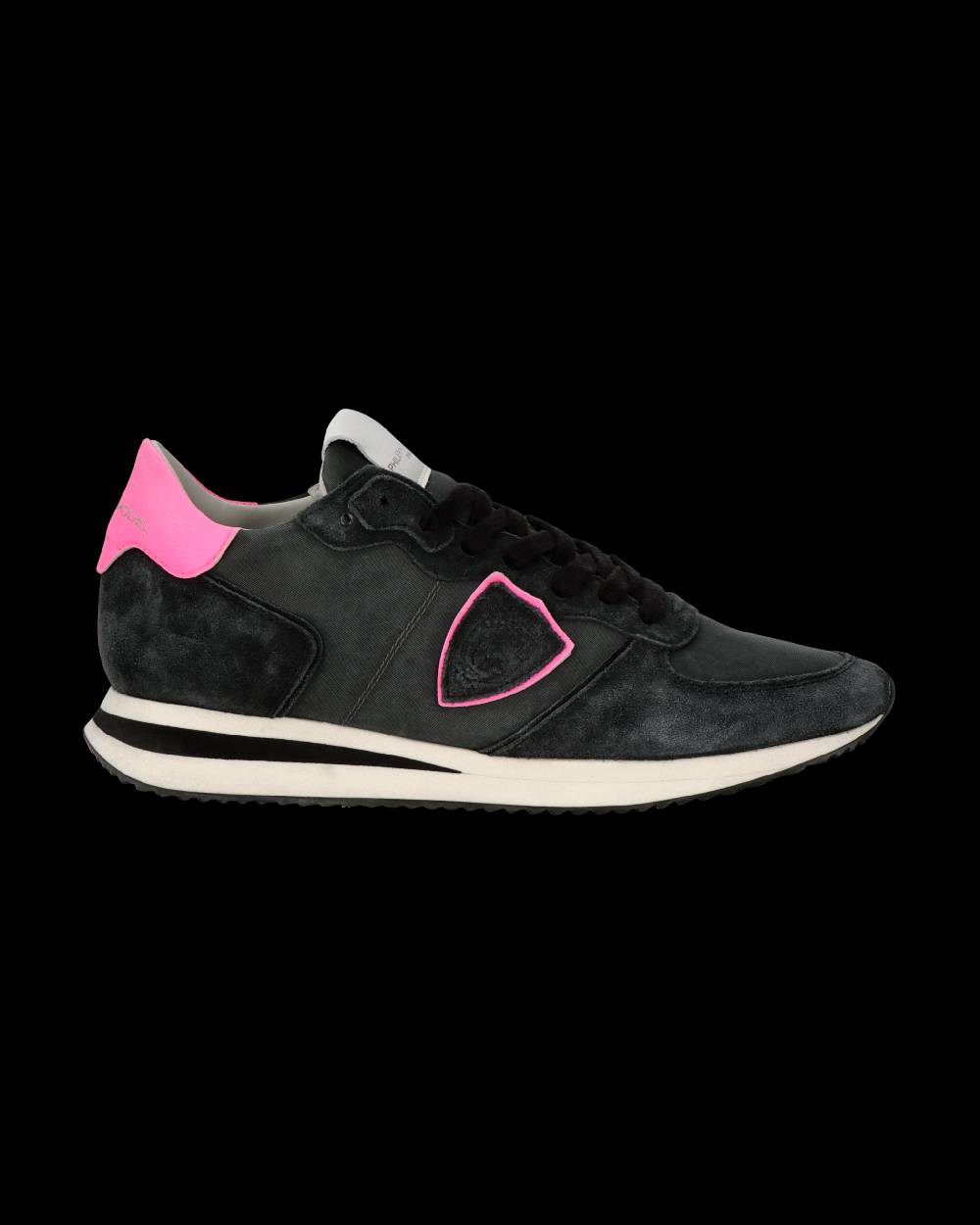 Philippe Model Sneaker Trpx Donna, Nero e Fucsia Negozio