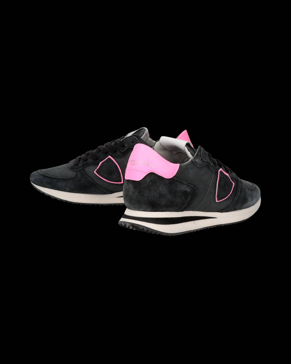 Philippe Model Sneaker Trpx Donna, Nero e Fucsia Negozio