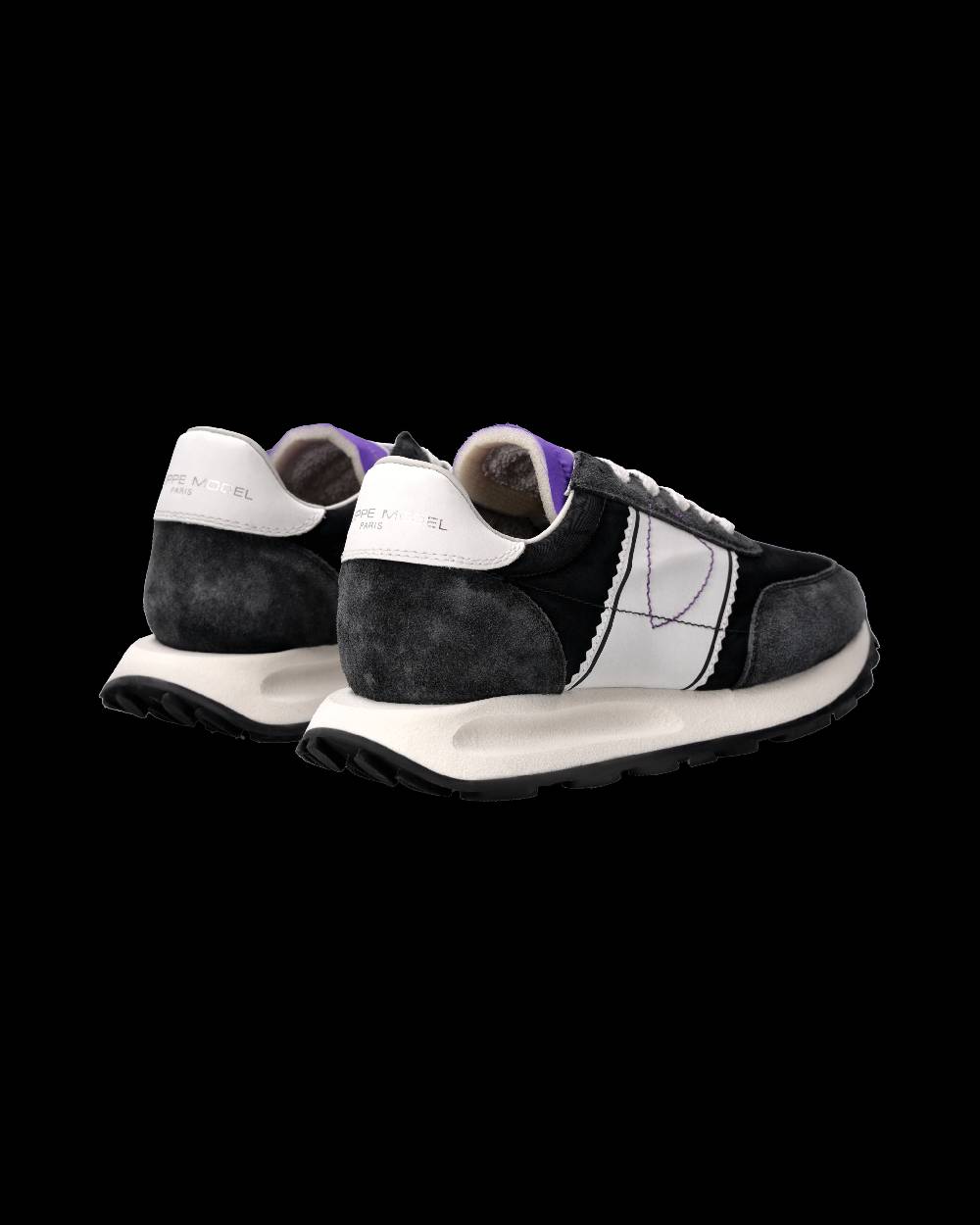 Philippe Model Sneaker Running Tour Donna, Nero e Violetto Qualità Garantita