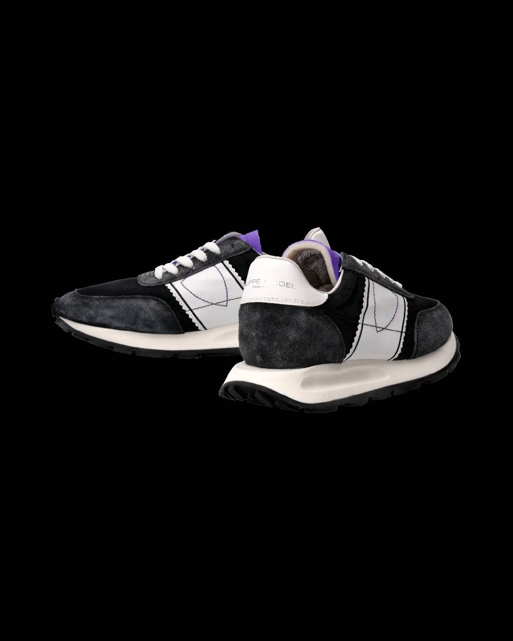Philippe Model Sneaker Running Tour Donna, Nero e Violetto Qualità Garantita