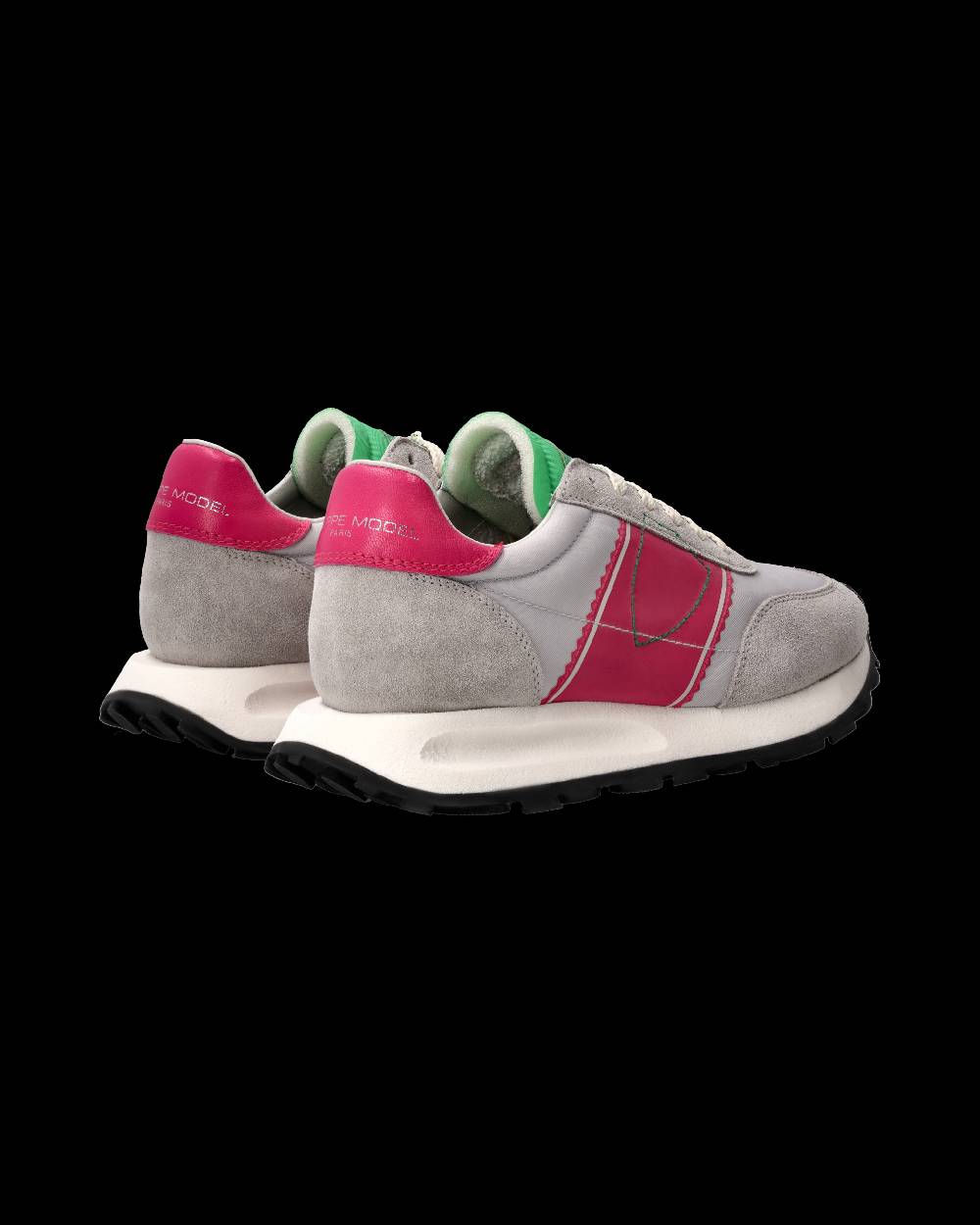 Philippe Model Sneaker Running Tour Donna, Grigio e Fucsia Negozi Online
