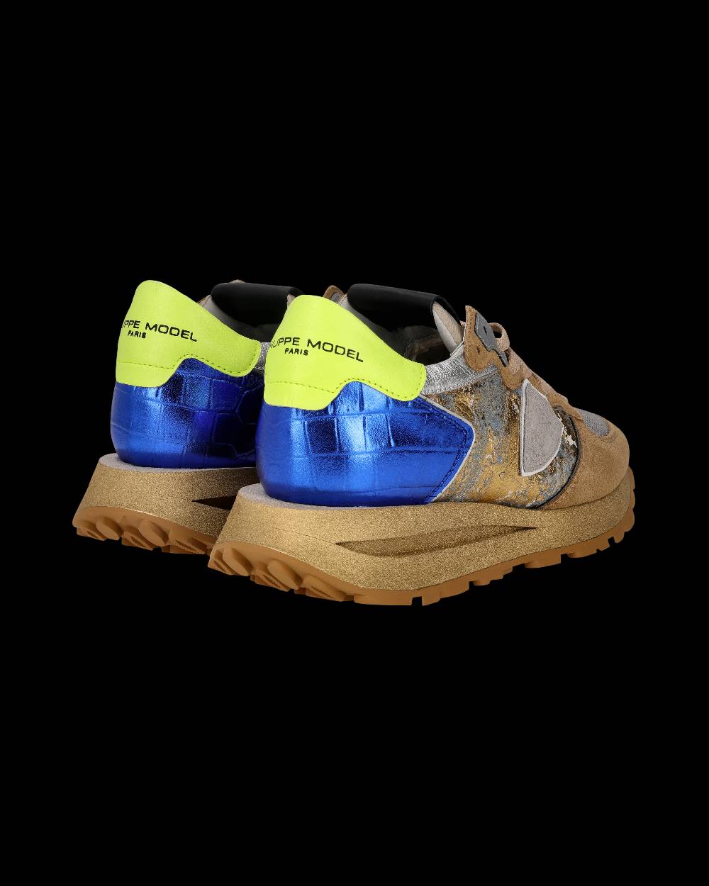 Philippe Model Sneaker Tropez Haute Donna, Sabbia e Bluette Discount Store per i nuovi prodotti