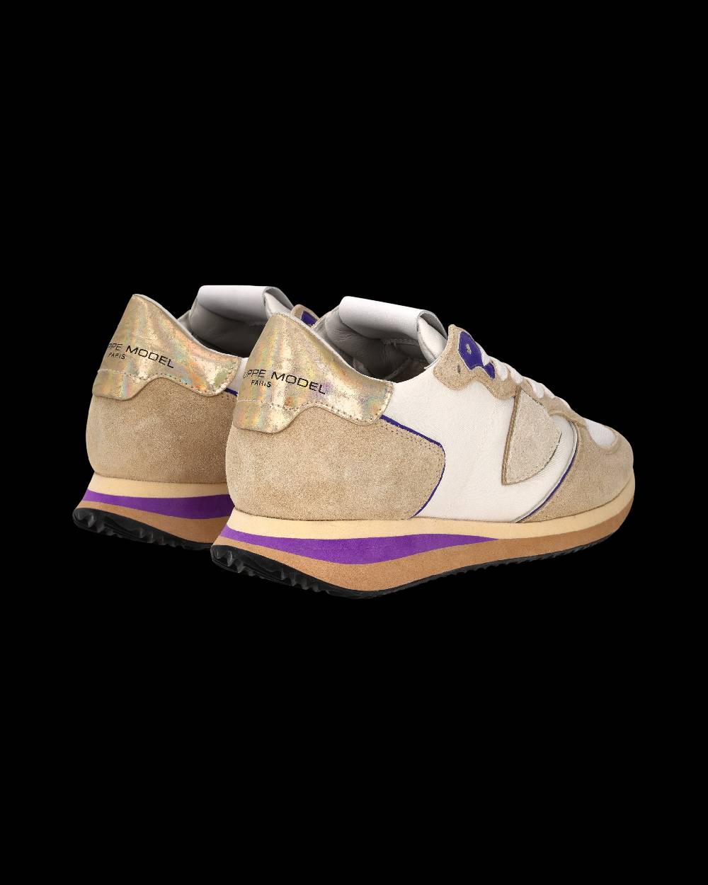 Philippe Model Sneaker Trpx Donna, Beige e Violetto Shopping Online