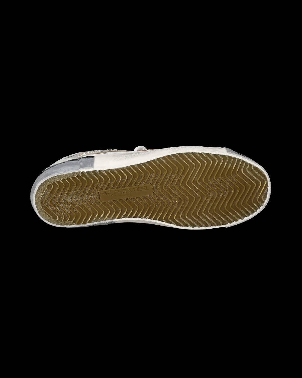 Philippe Model Sneaker bassa PRSX donna - bianco e argento Sconto