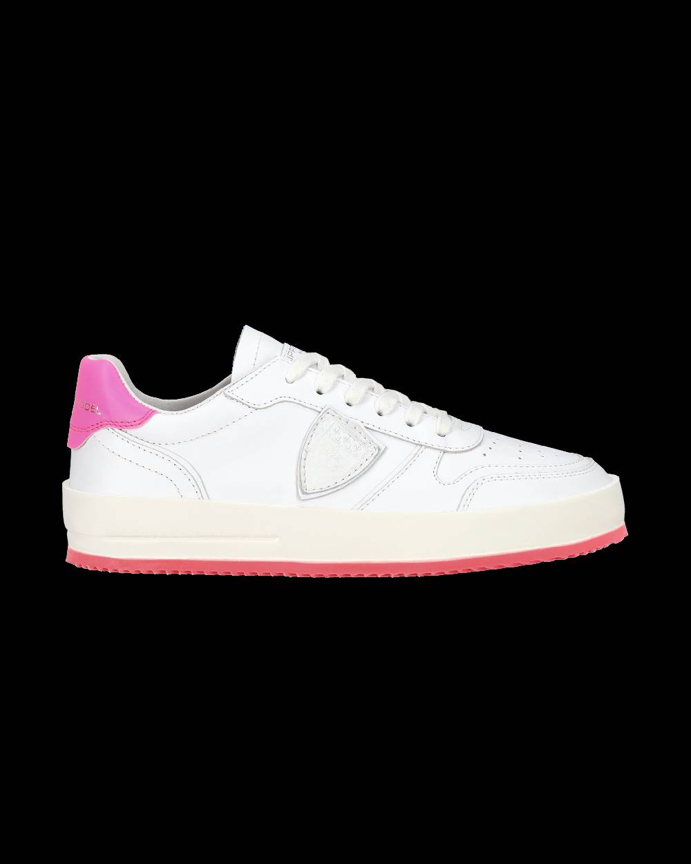 Philippe Model Sneaker bassa Nice donna - bianco e fucsia Offerta