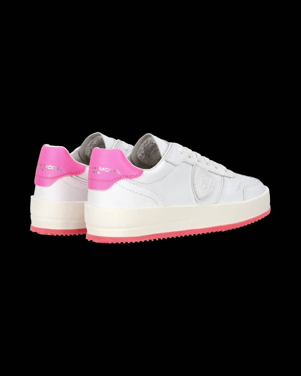 Philippe Model Sneaker bassa Nice donna - bianco e fucsia Offerta
