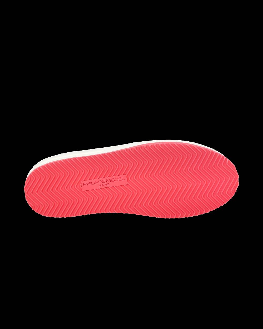 Philippe Model Sneaker bassa Nice donna - bianco e fucsia Offerta