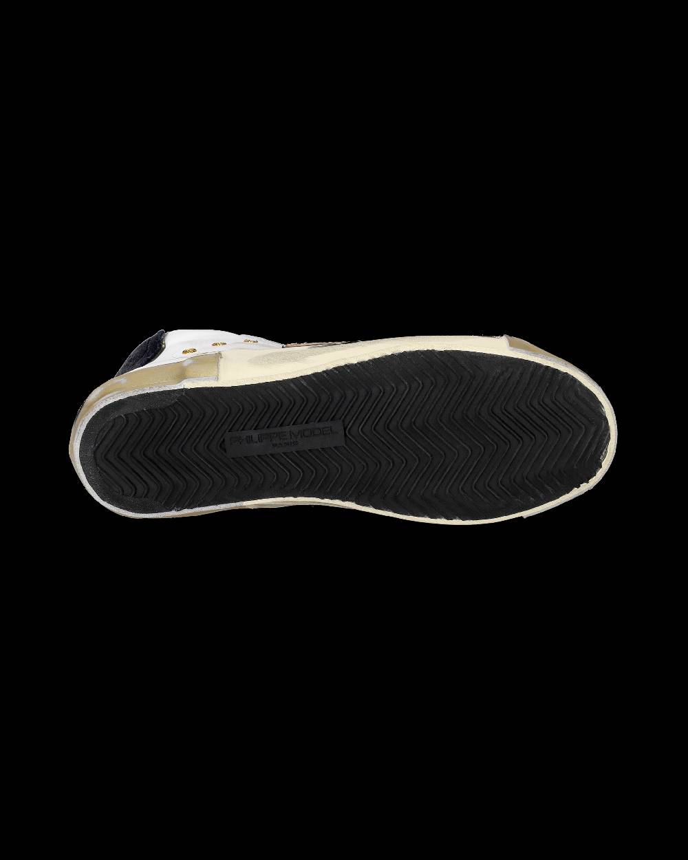 Philippe Model Sneaker high Paris donna - bianco e oro Outlet