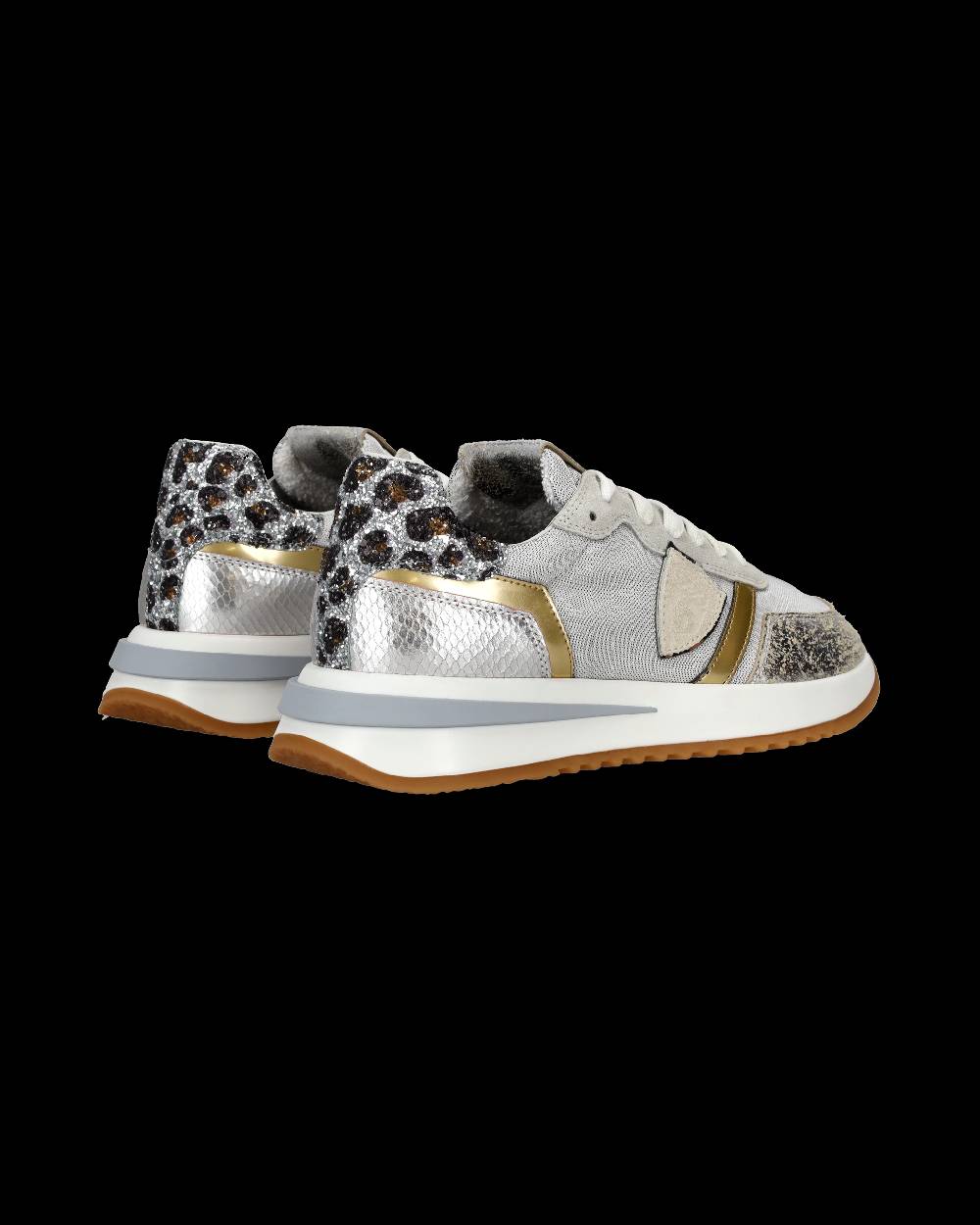 Philippe Model Sneaker basse Tropez 2.1 donna - bianco, argento e animalier Offerte