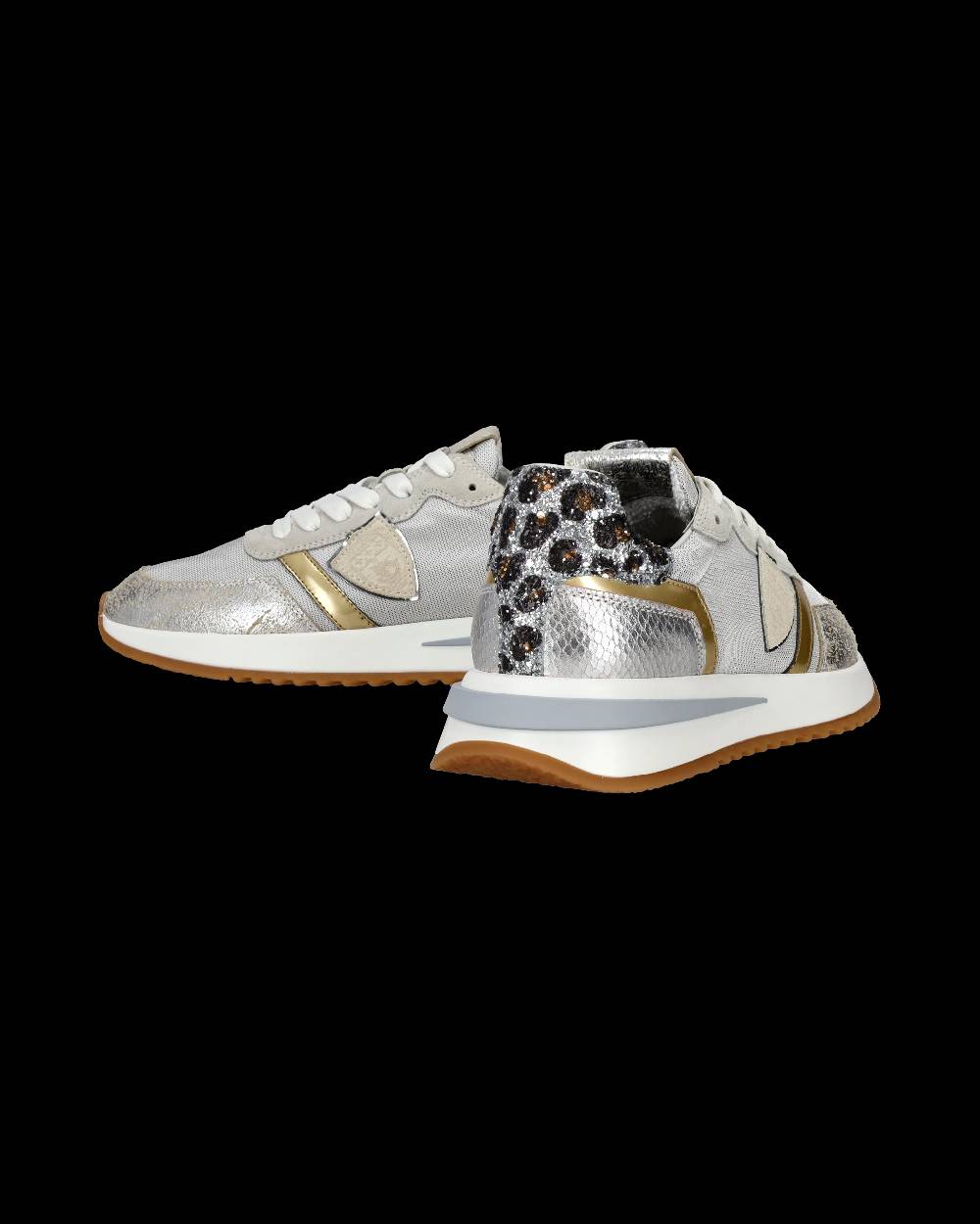 Philippe Model Sneaker basse Tropez 2.1 donna - bianco, argento e animalier Offerte