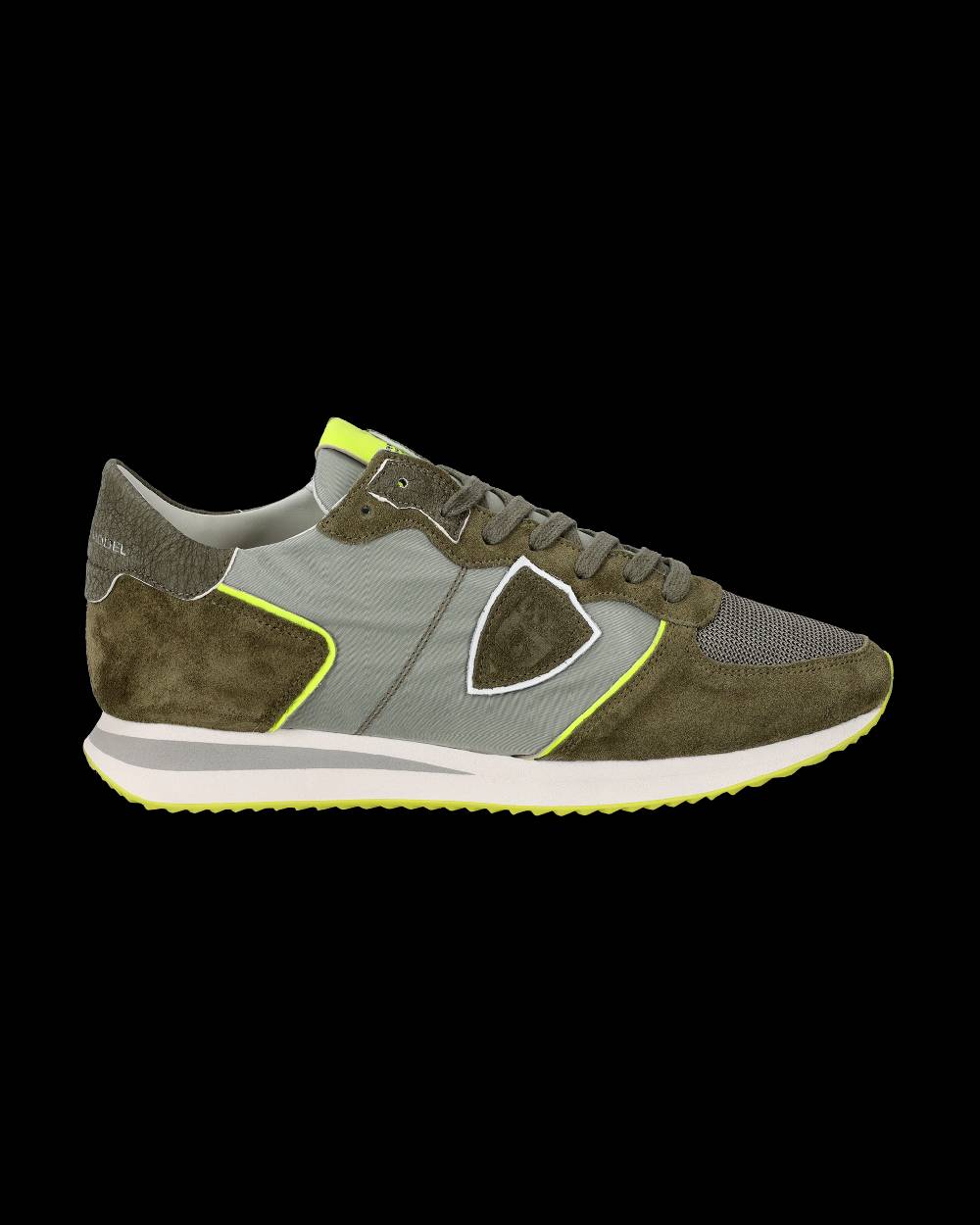 Philippe Model Sneakers Trpx da Uomo Verde militare e Gialle in Tessuto Tecnico Soddisfazione Garantita