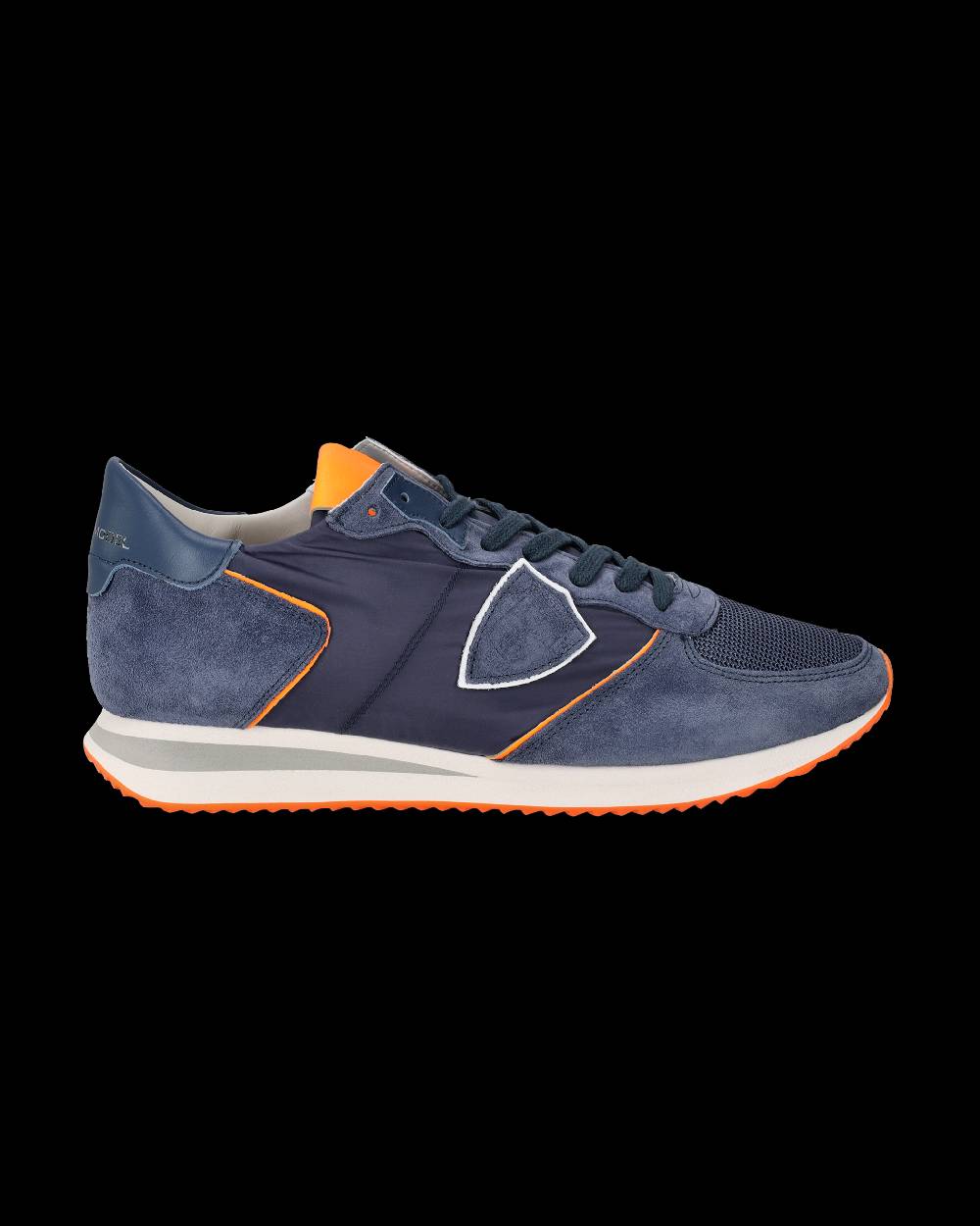 Philippe Model Sneakers Trpx da Uomo Blu e Arancioni in Tessuto Tecnico Moda