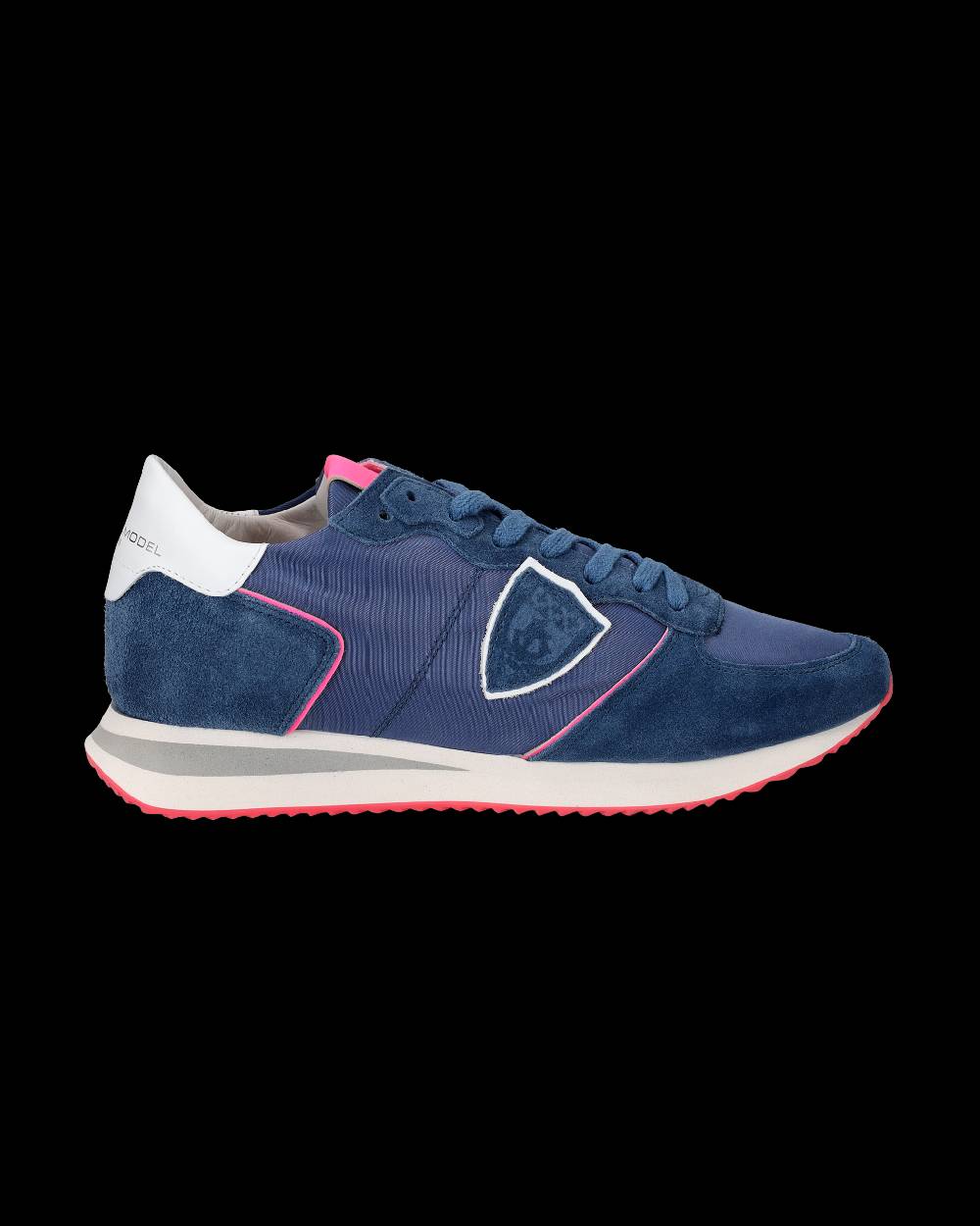Philippe Model Sneakers Trpx da Donna Blu e Fucsia in Tessuto Tecnico Italia