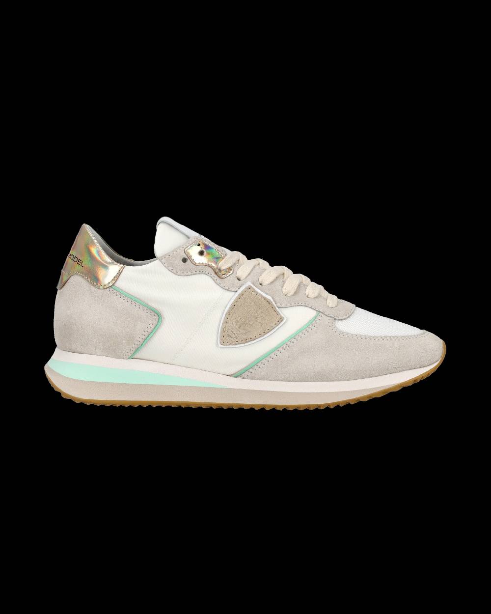 Philippe Model Sneaker bassa Trpx donna - bianco, acqua e oro In Linea