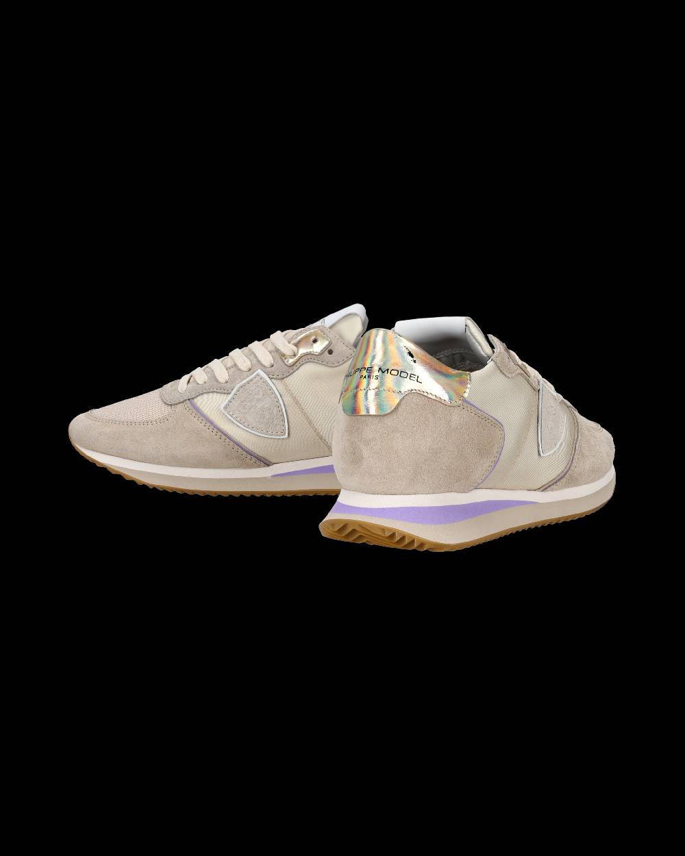 Philippe Model Sneaker bassa Trpx donna - beige e violetto Nuovo