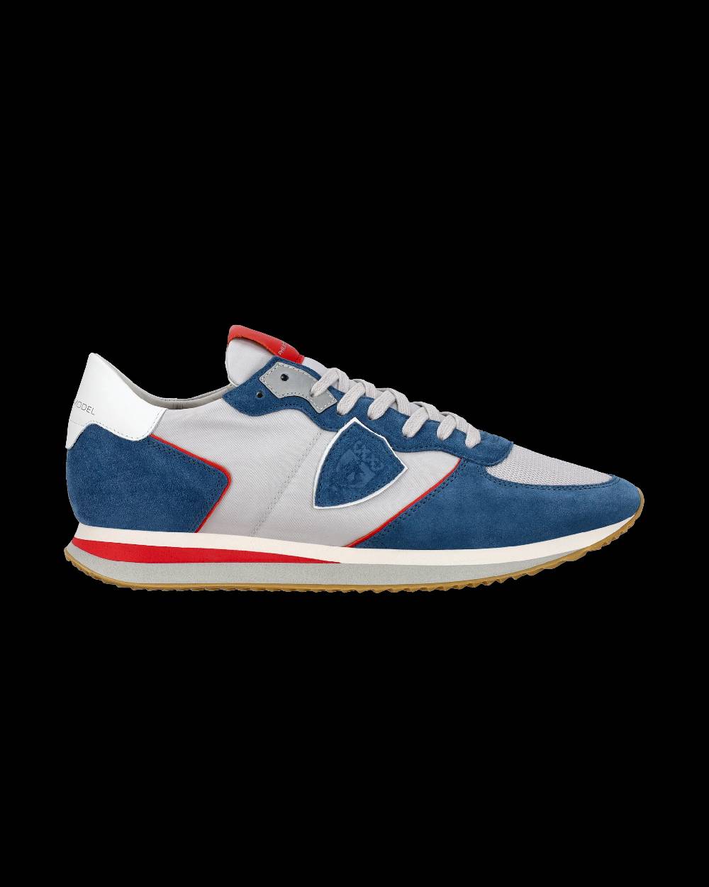 Philippe Model Sneaker casual Trpx da uomo in nylon e pelle - Denim e grigio Pezzi Unici