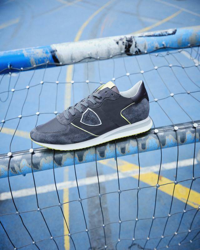 Philippe Model Sneaker basse Trpx uomo - antracite e giallo Soddisfazione Garantita