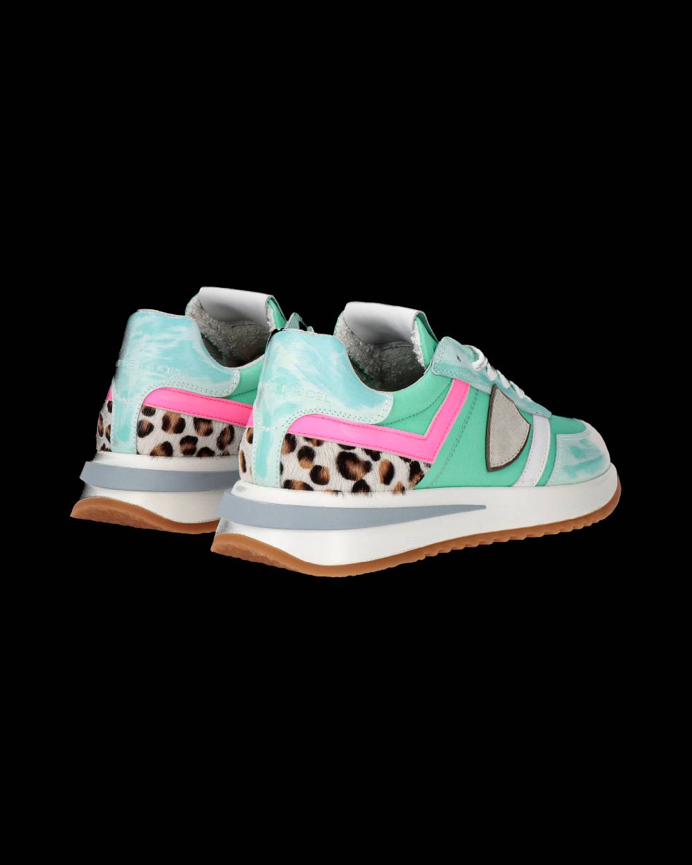Philippe Model Sneakers Tropez 2.1 da Donna Verde acqua in Tessuto Tecnico Qualità Garantita