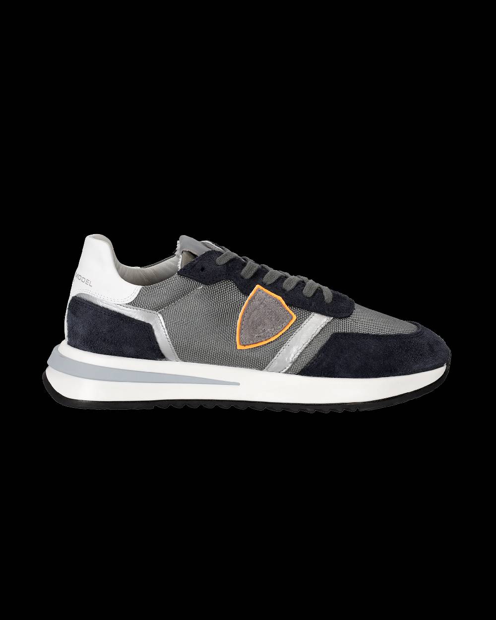Philippe Model Sneaker basse Tropez 2.1 uomo - antracite e blu Affare Del Giorno