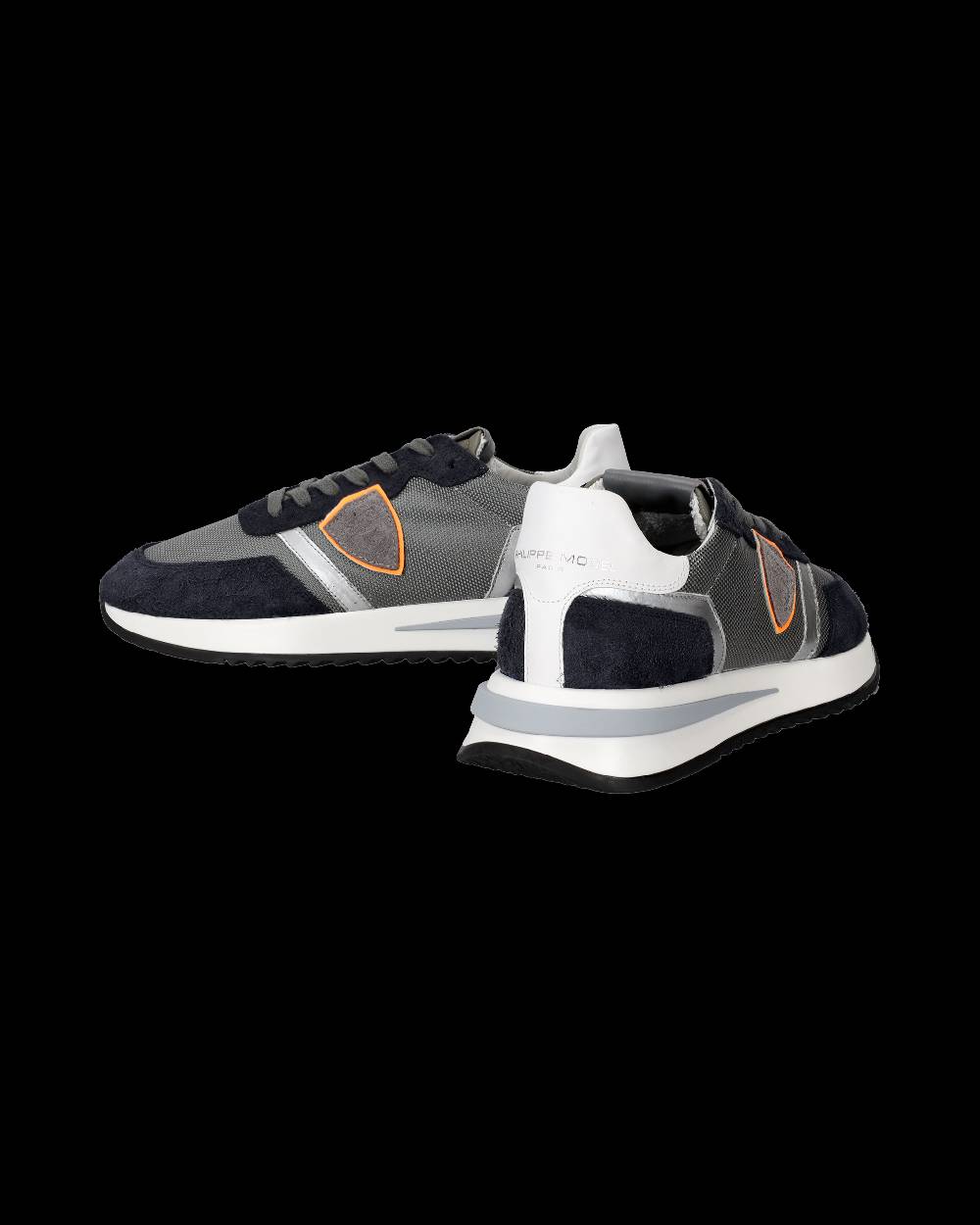Philippe Model Sneaker basse Tropez 2.1 uomo - antracite e blu Affare Del Giorno