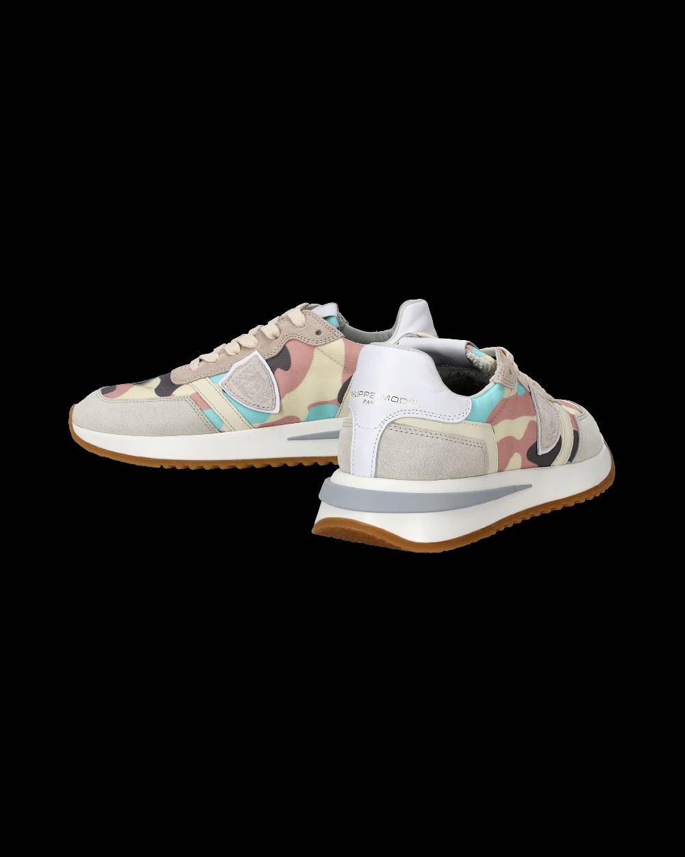 Philippe Model Sneakers Tropez 2.1 Bianche Donna in Tessuto Tecnico Sottocosto