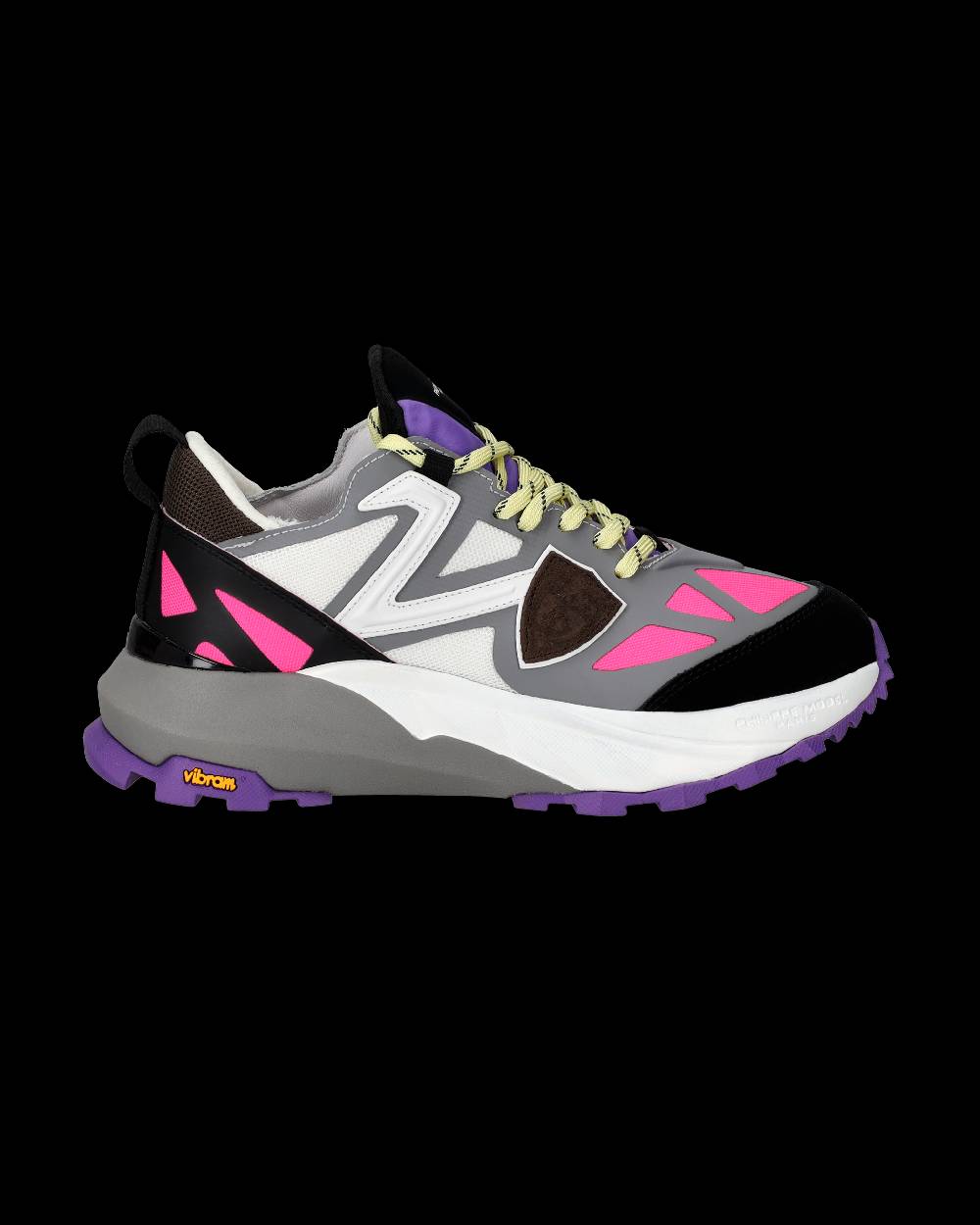 Philippe Model Sneakers Rocx da Donna Fucsia e Bianche in Tessuto Tecnico Vendita Economica