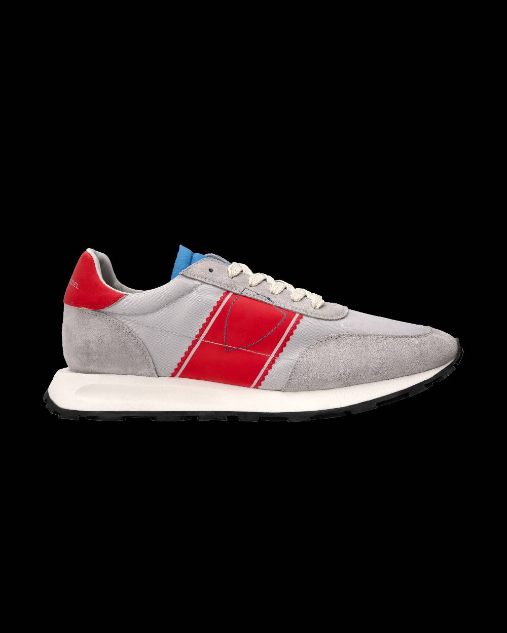 Philippe Model Sneaker Running Tour Uomo, Grigio e Rosso Sconto