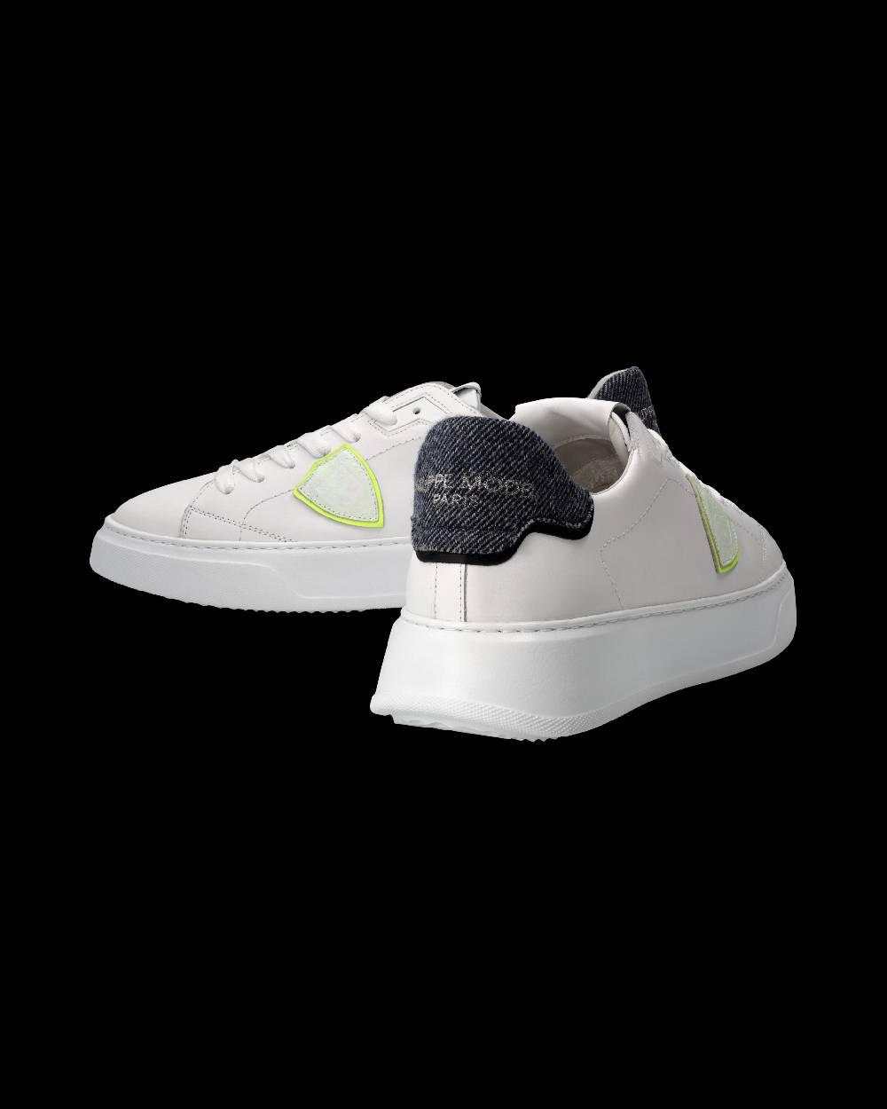 Philippe Model Sneaker Temple Uomo, Bianco e Blu Economico