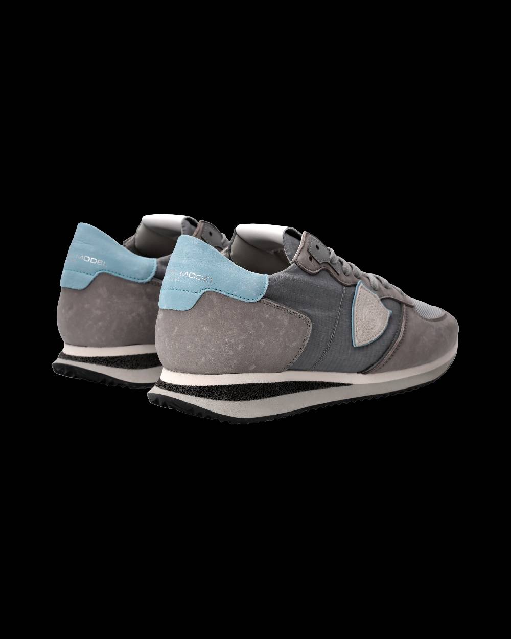Philippe Model Sneaker Trpx Uomo, Grigio e Azzurro Saldi