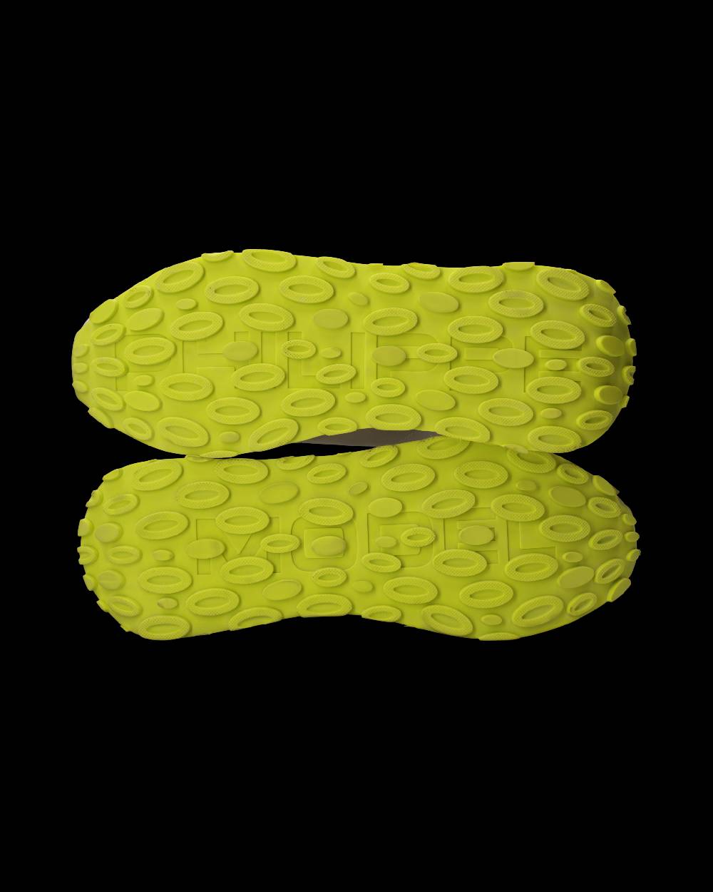 Philippe Model Sneaker Tropez Haute Uomo, Bianco e Giallo Fluo Offerte