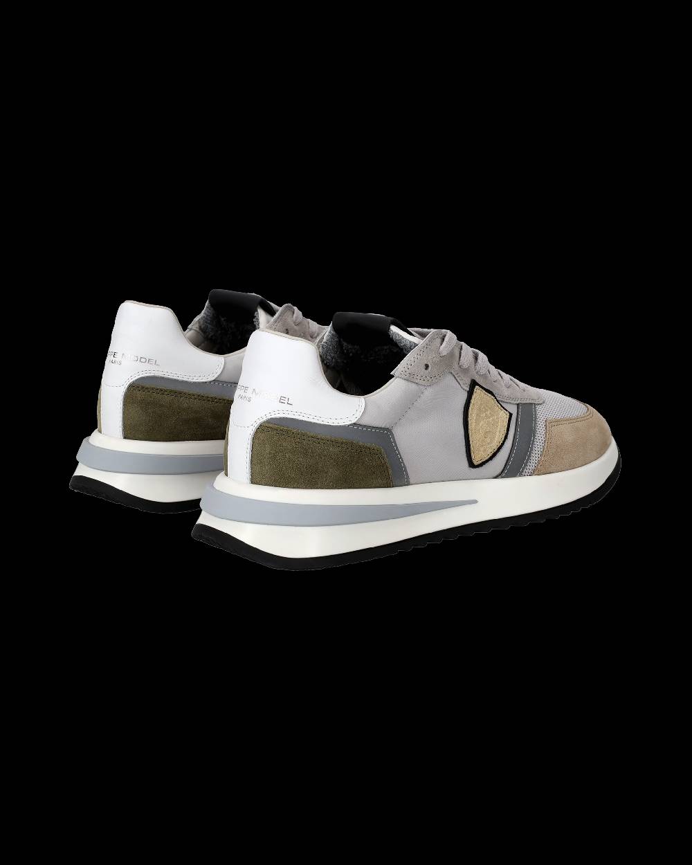 Philippe Model Sneakers Tropez 2.1 da Uomo Grigie in Tessuto Tecnico Vendita Calda
