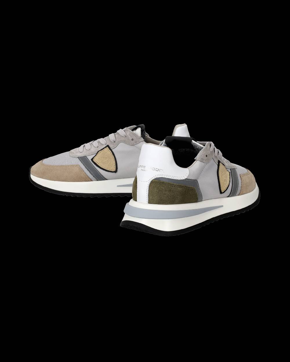 Philippe Model Sneakers Tropez 2.1 da Uomo Grigie in Tessuto Tecnico Vendita Calda