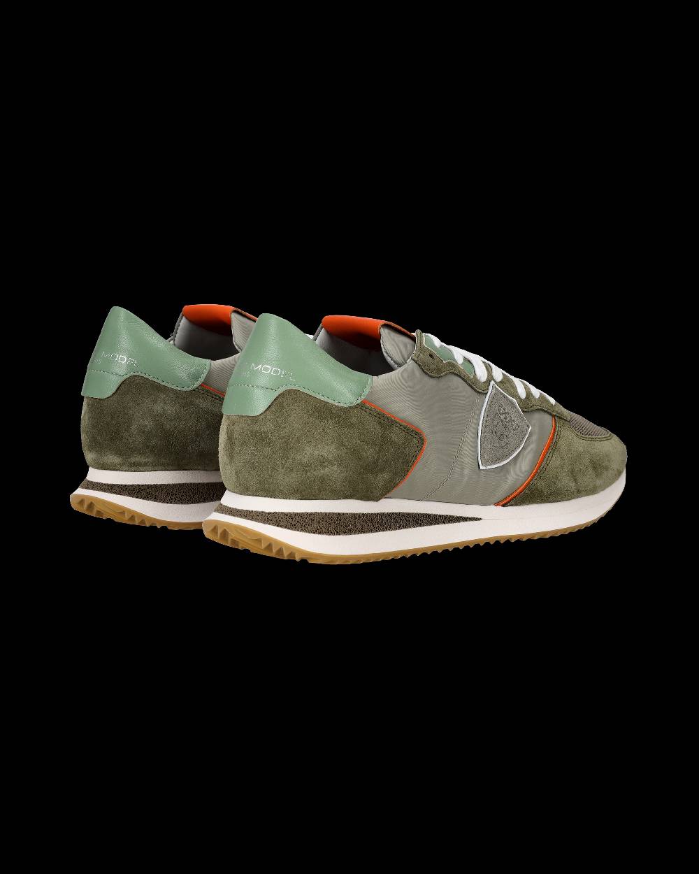 Philippe Model Sneaker bassa Trpx uomo - verde e arancio Saldi Di Fabbrica