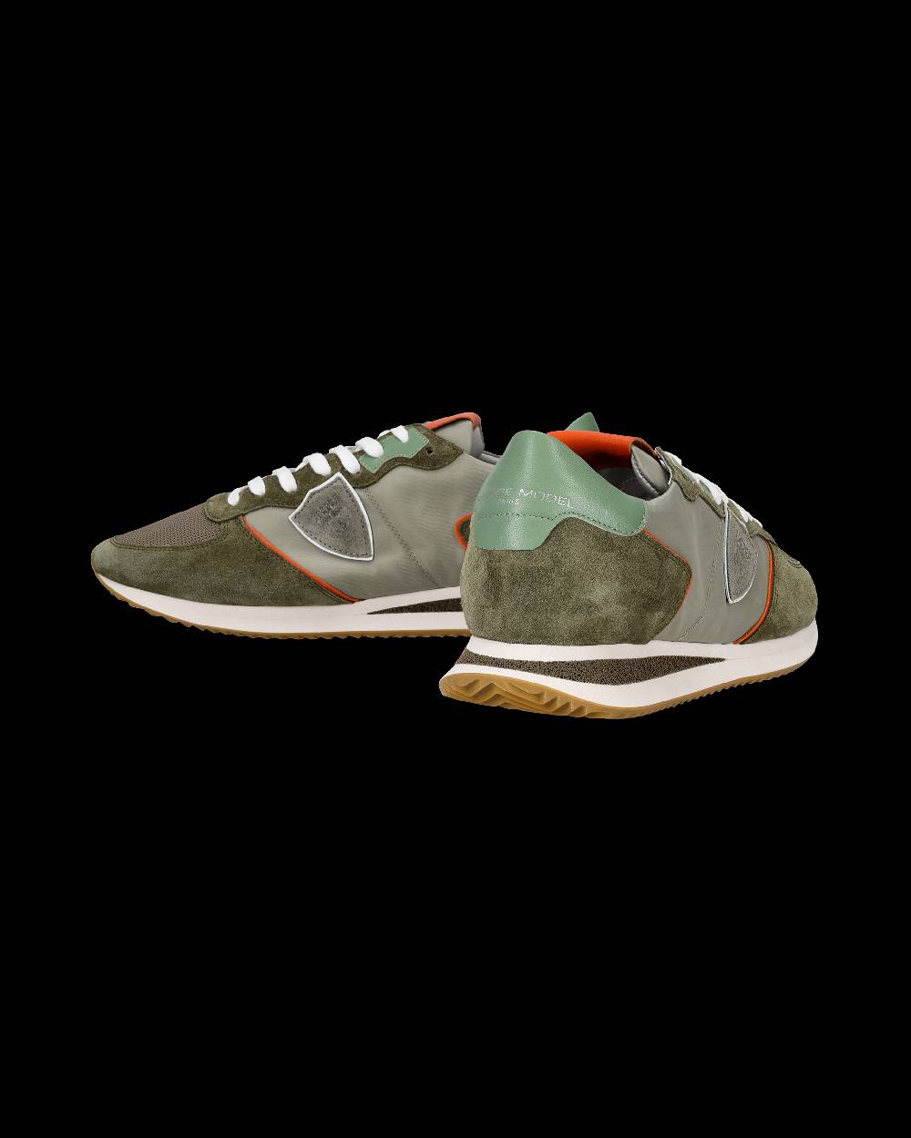 Philippe Model Sneaker bassa Trpx uomo - verde e arancio Saldi Di Fabbrica