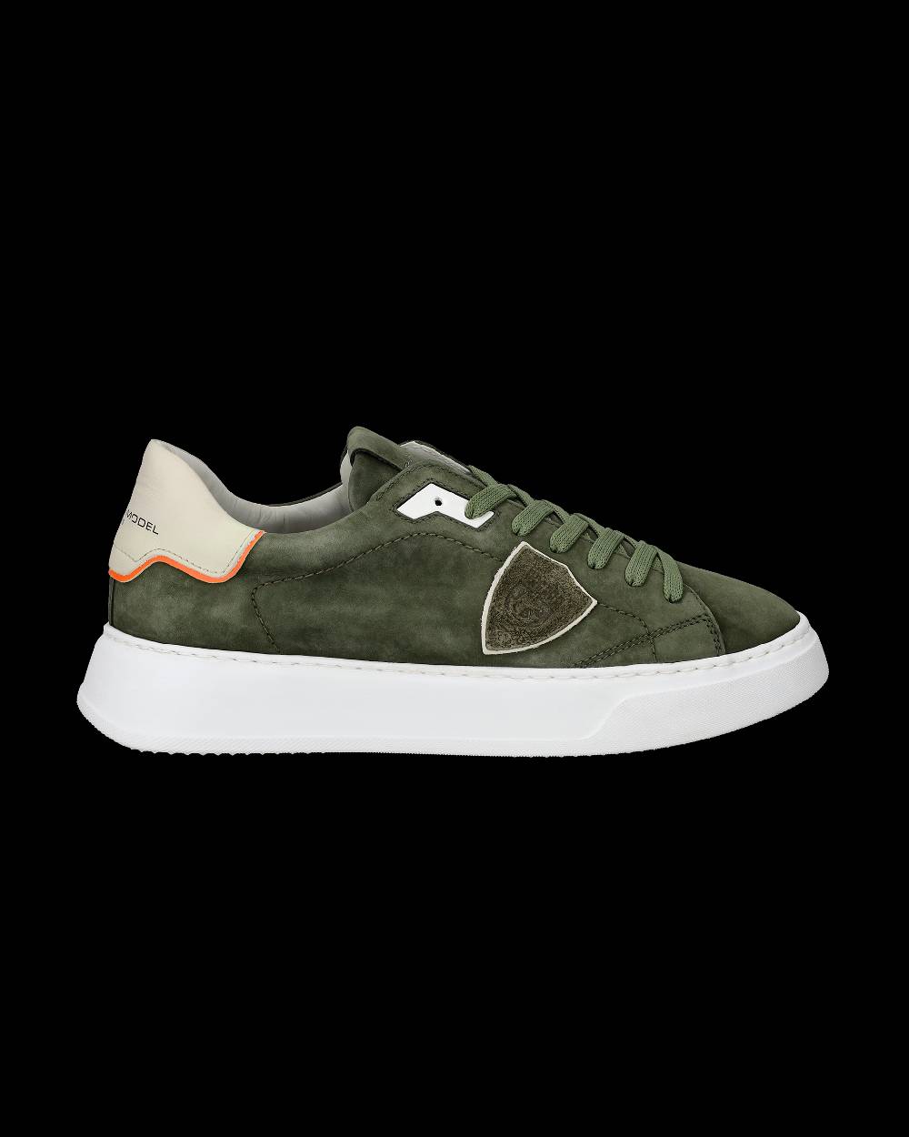 Philippe Model Sneaker basse Temple uomo - verde militare In Saldo