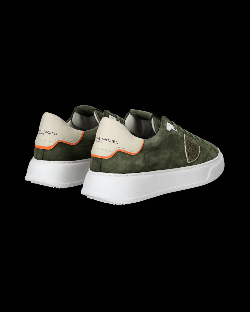 Philippe Model Sneaker basse Temple uomo - verde militare In Saldo