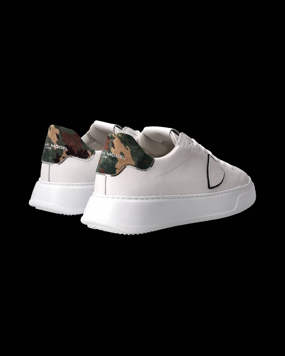 Philippe Model Sneaker Temple Uomo, Bianco e Nero Prezzo Ridotto